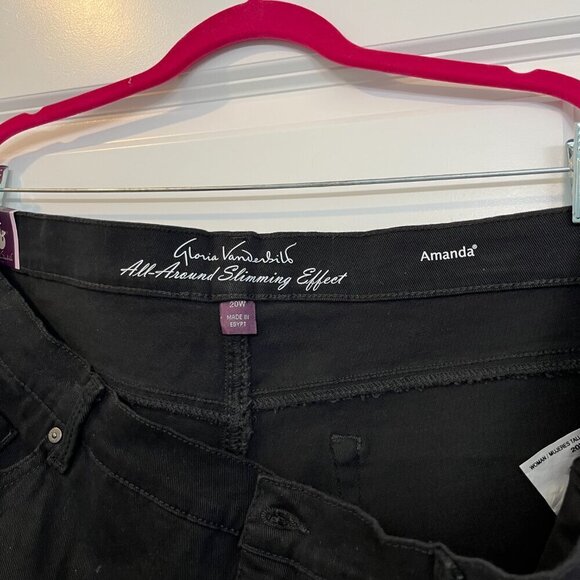 Gloria Vanderbilt Amanda Heritage Fit Skimmer Classic Rise Capri Size 20W NWT. - Picture 10 of 13